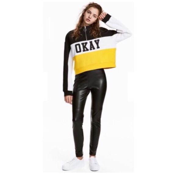 H&M Pants - H&M Faux Leather Leggings